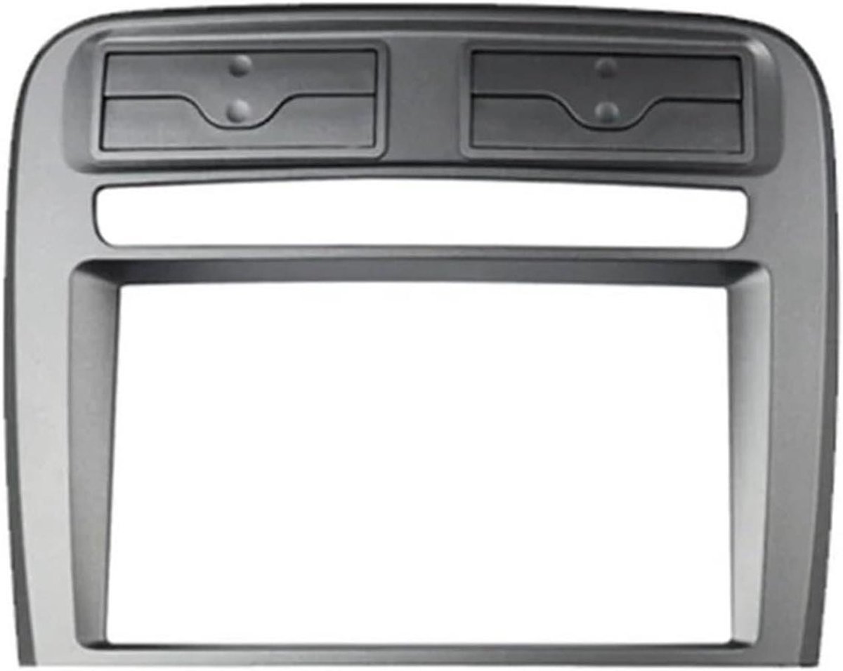 Radio Frame - Dashboard Paneel - Auto Interieur - Directe Vervanging - 173x98mm - Zilver