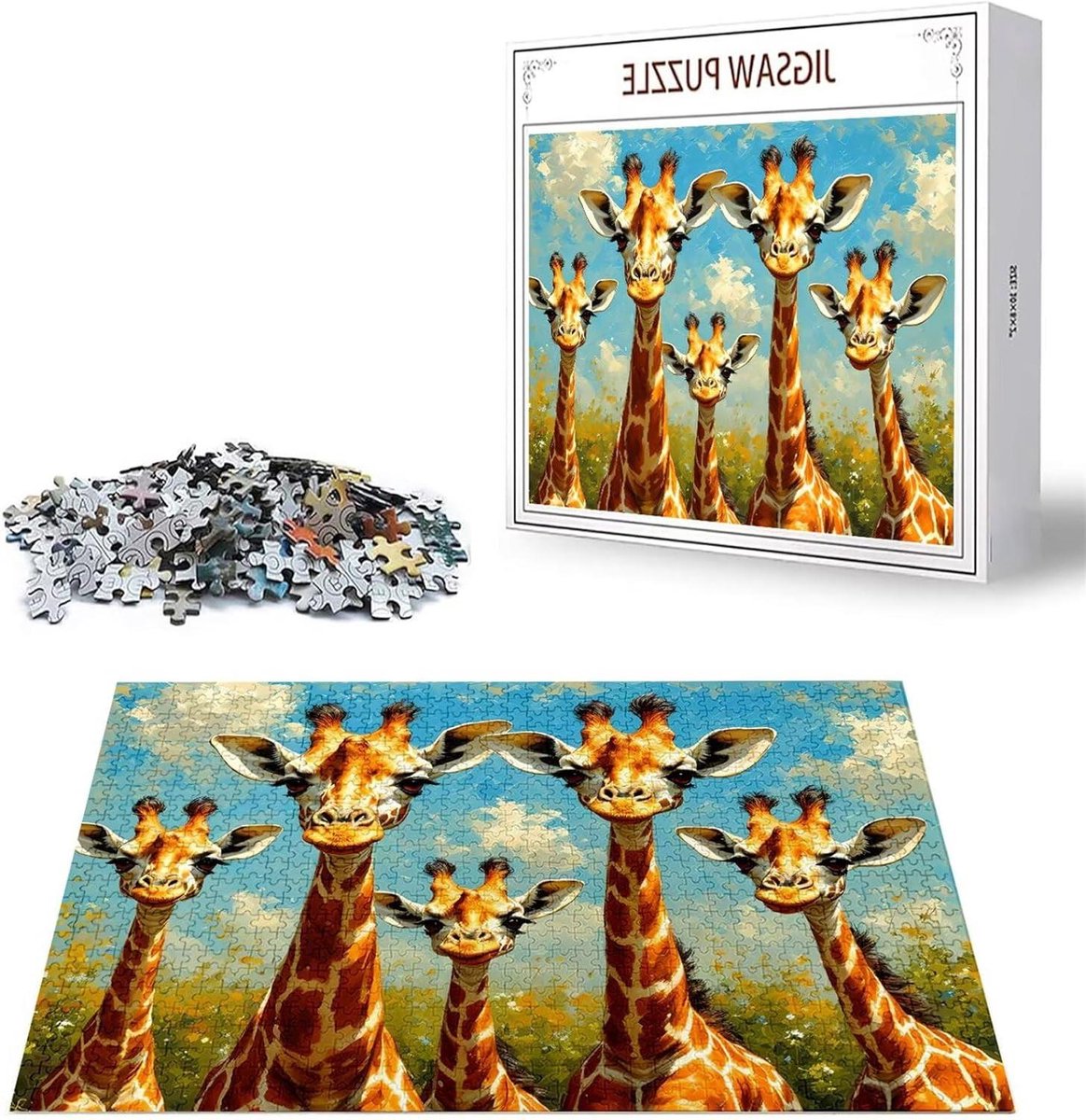 Puzzelmat - Legpuzzel - Ontspannend Spel - Hoge Kwaliteit Karton - 4000 Stukjes - Multi-color