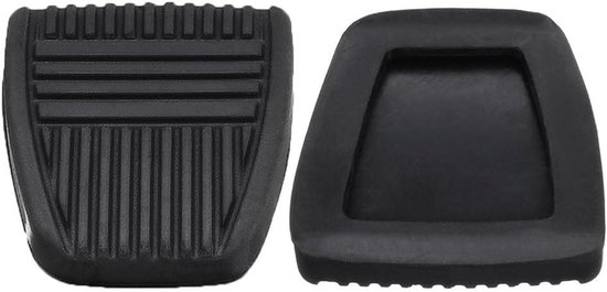 Pedalhoezen Set - Remkoppelingspedaalhoezen - Veiliger Rijden - Antislip Ontwerp - 64mm x 59mm x 13mm - Zwart — afbeelding 5