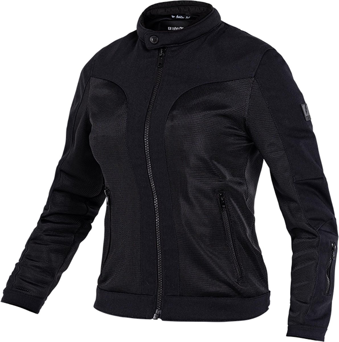 John Doe Aero Mesh Dames geperforeerde motorfiets textieljas -