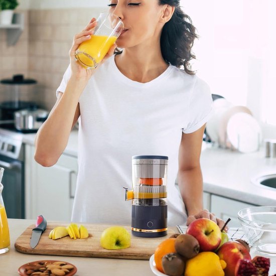 Automatic Separation Juicer, Portable Citrus Juicer, Orange Juice Squeezer, 7.4V Fruit Juicer, Compact Juice Blender, Fresh Juice Extractor, Multipurpose Fruit Press, Citrus Fruit Squeezer van Merkloos — afbeelding 3