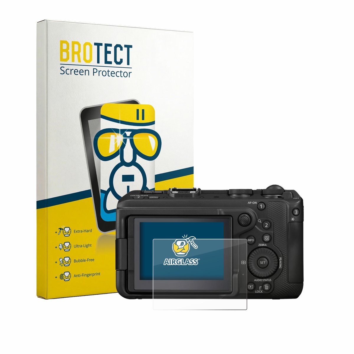 Screenprotector voor Canon EOS R6 V Beschermglas transparant