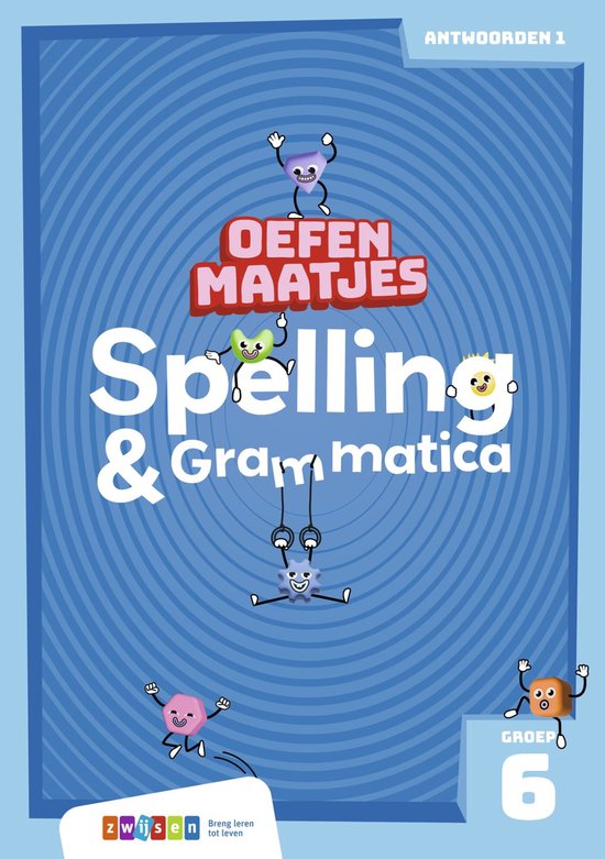 Oefenmaatjes Spelling & Grammatica Groep 6 antwoordenboek 1 - cover