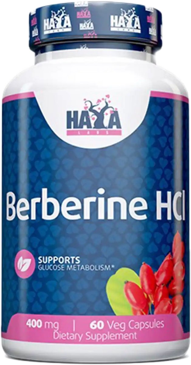 Berberine HCL 400mg - 60 v-caps