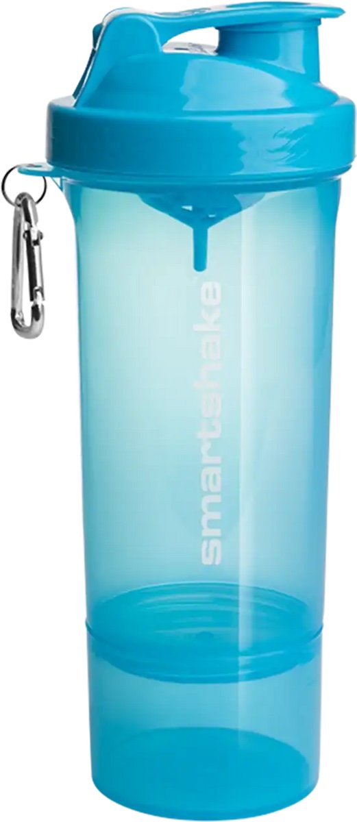 SmartShake Slim 500ml - 1 stuk - Neon Blue