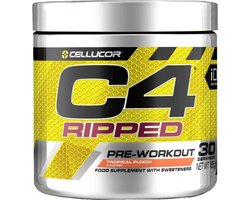 Cellucor C4 Ripped Pre Workout - Tropical Punch - 30 shakes (189 gram)