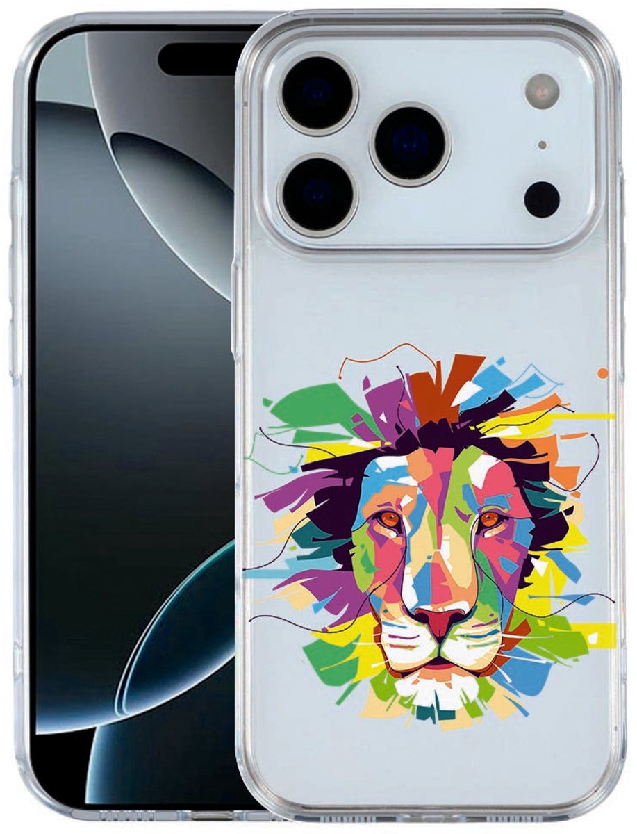 Siliconen hoesje Apple iPhone 17 Pro Lion Color