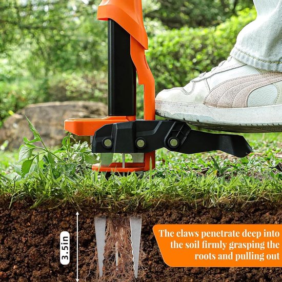 Onkruidtrekker Staand - Onkruidverwijderaar Tuin - Onkruid Verwijderen - Ergonomisch Staand Design - 99 cm - Niet gespecificeerd — afbeelding 3