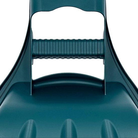Bladschep en hark - Tuin grijpers - Gazon opruimen - Ergonomisch ontwerp - 35 cm breed - Groen — afbeelding 2
