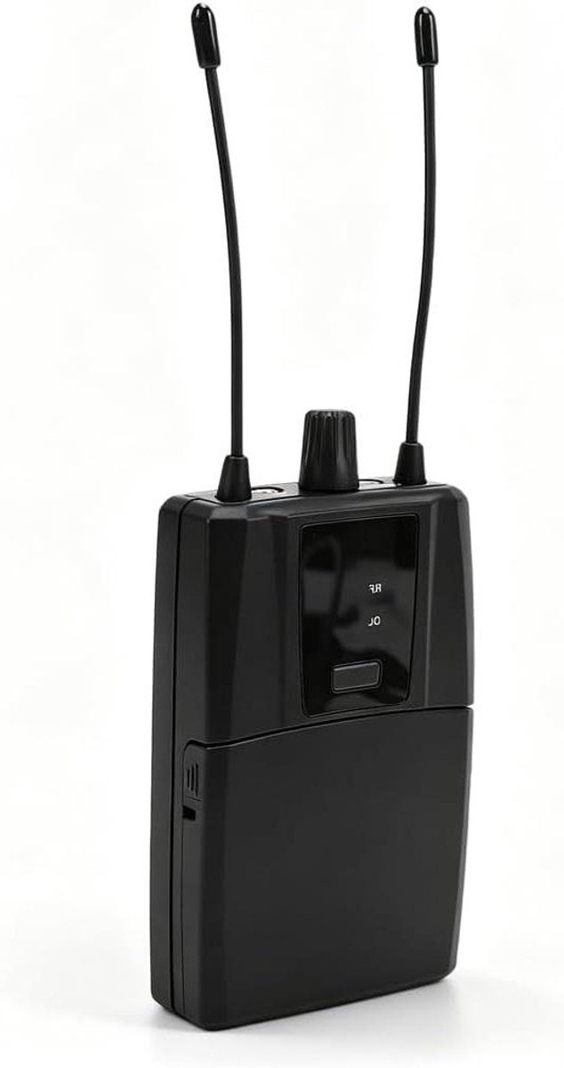 Draadloze In-ear Ontvanger - Monitor Beltpack - Podium Geluid - Onbeperkte Compatibiliteit - 20 x 13 x 6 cm - Zwart