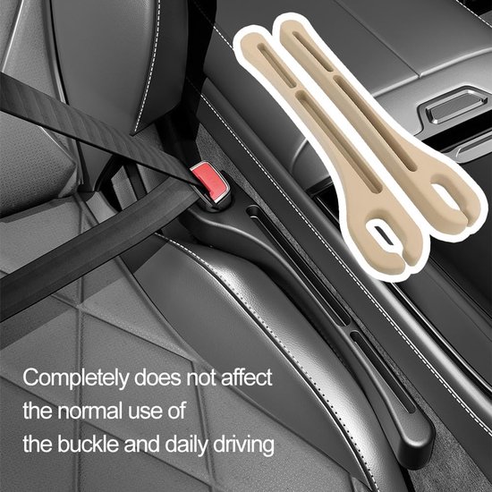 Autostoel Spleetvuller Organizer met Telefoonhouder - 2 Stuks Auto Accessoires voor Veiligheid en Gemak