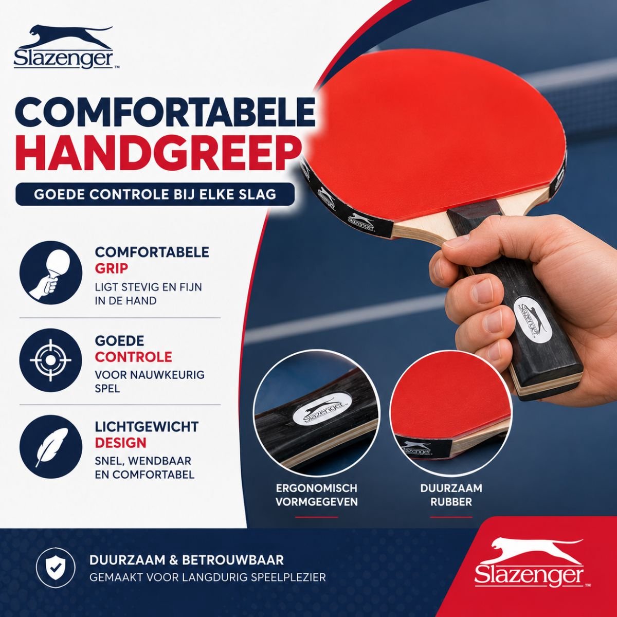 Slazenger Set de tennis de table 15 pièces - 4 raquettes de tennis de table, 10 balles de tennis de table et 1 sac de transport - Facile à transporter - Multicolore Slazenger Set de tennis de table 15 pièces - 4 raquettes de tennis de table, 10 balles de tennis de table et 1 sac de transport - Facile à transporter - Multicolore