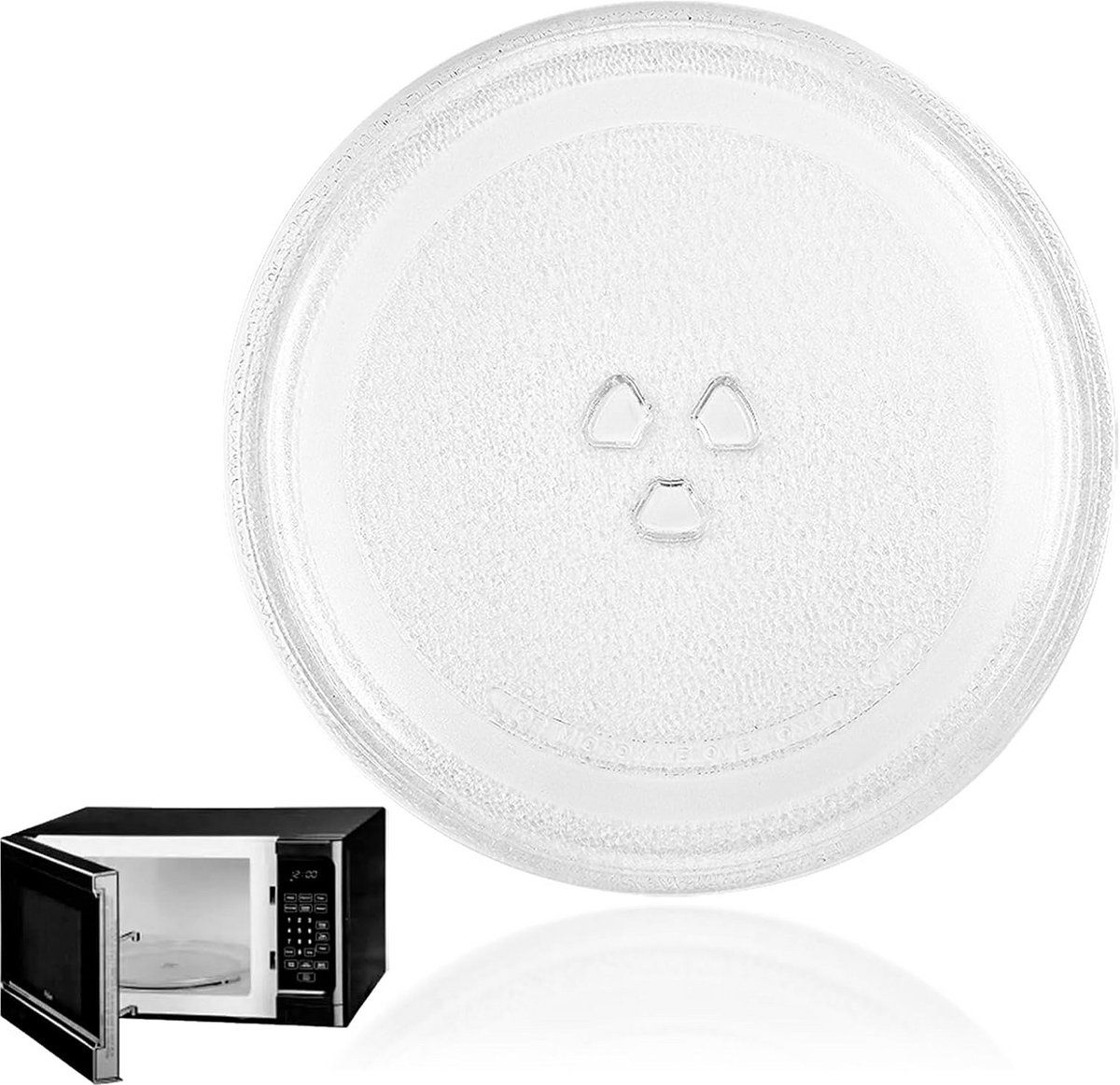 Universeel Glas Magnetronplateau Draaiplateau 245 mm Vervangingsbord