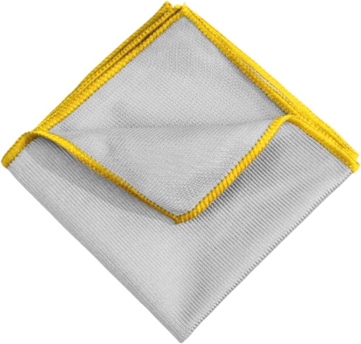Reinigingsdoek - Microfiber Doek - Streeploos Reinigen - Fijne vezelstructuur - 30x30 cm - Geel