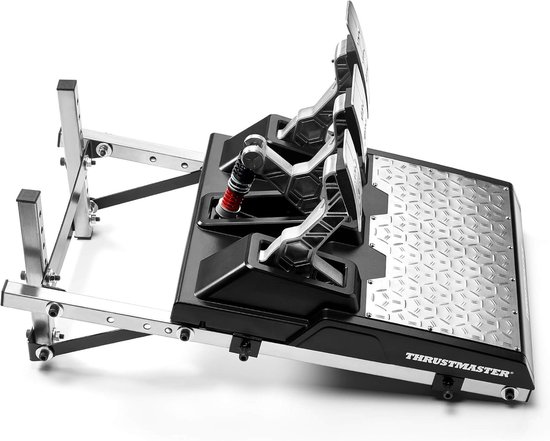 Pedaalstandaard - Race Standaard - Sim Racing - Volledig Metaal - 69 x 11 x 5.5 cm - Zwart — afbeelding 3