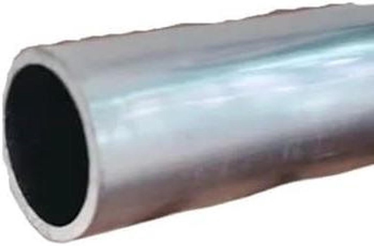Aluminium buis - Metaalprofiel rond - Meubelconstructie maken - Sterke ondersteuning - 49 cm lengte - Aluminiumkleur