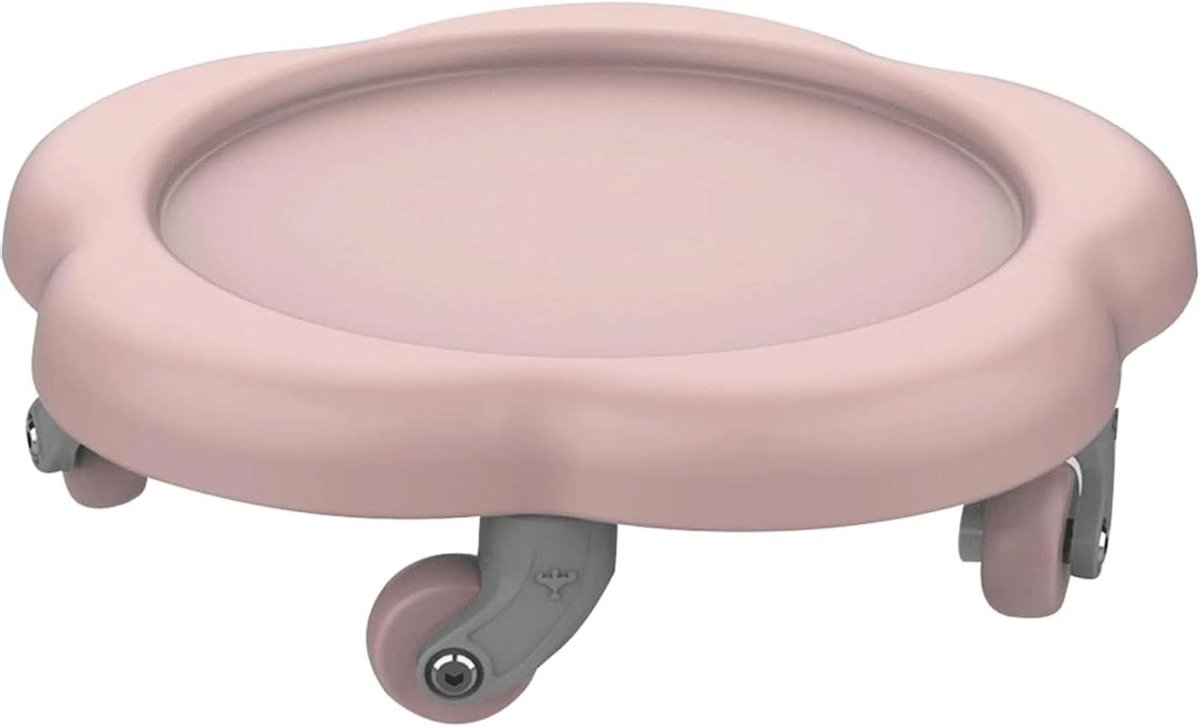 Buikwiel Trainingsroller - Glijdende schijf - Core Training - Stille Stabiele Werking - 30x9 CM - Roze