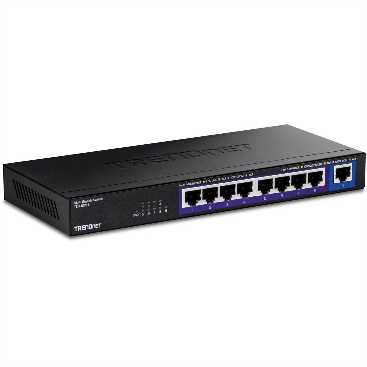 TRENDnet TEG-S591 9-poorts switch, Multi-Gigabit