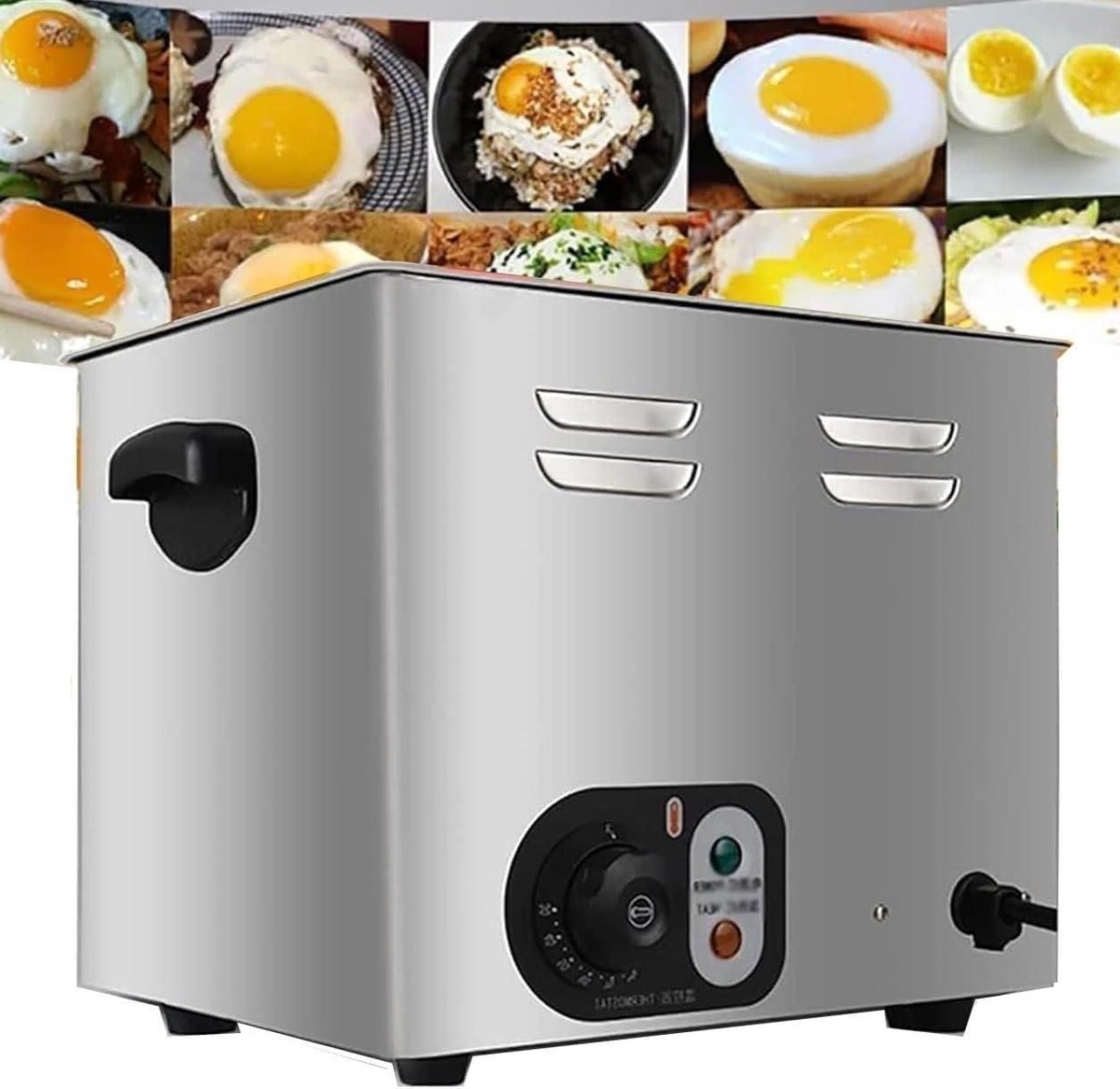 Commerciële Eierkoker Apparaat Keuken Grote Partijen Koken Automatische Stoomfunctie Capaciteit 45 Eieren Zilver