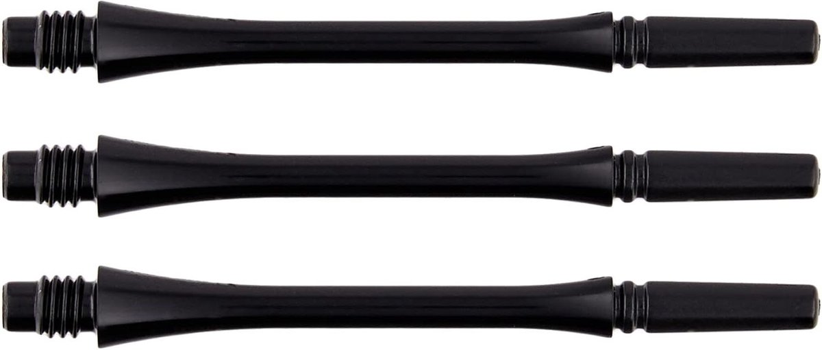 Dart Shafts - Dart Accessoires - Darts Spelen - Grafiet Materiaal - Maat 6 - Donker Zwart