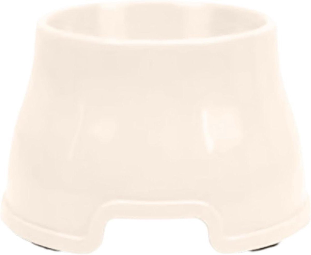 Verhoogde Hondenbak - Voerbak - Honden Voeden - Geïntegreerd Waterreservoir - 17 x 225 x 16 cm - Beige