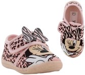 Disney Minnie - Pantoffels kinderen voor meisjes - Minnie Mouse Sloffen kind met klittenbandsluiting - Schoenen van 2 tot 8 jaar - Maat 29 - Roze