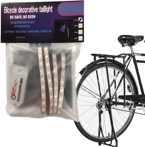 Fietswiel Verlichting - Spaakverlichting LED - Zichtbaarheid Verhogen - Waterdicht Stofdicht - 35 LEDs per strip - Multicolor — afbeelding 5