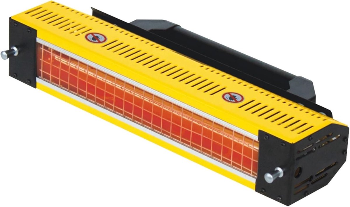 Verfdrooglamp - Infraroodlamp - Verf Uitharden - Goudcoate Reflectoren - 0.6 x 0.38 m - One Color