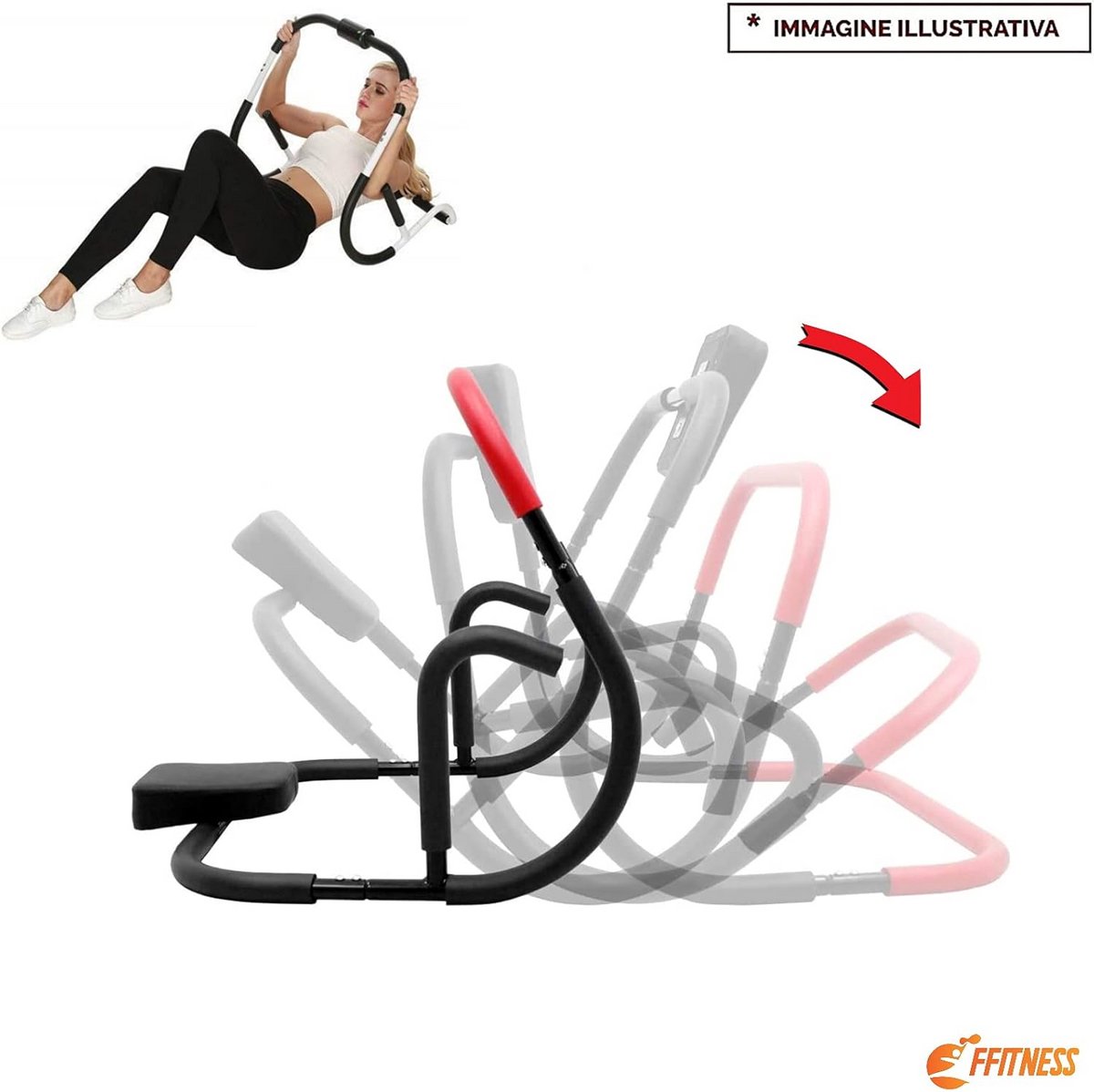 Wan AB Crunch Trimmer met Hoofdsteun voor Pilates - afbeelding 3