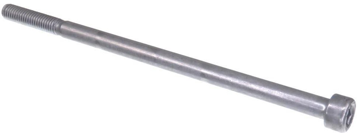 Cilinderschroef M10 - Binnenzeskant Schroef - Bevestigen van Materialen - Roestvrij Staal V2A - 200 mm Lengte - Zilverkleurig