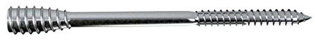 Verzinkte Afstandsschroeven voor Houtverbindingen 6.0/10.0 x 200 mm TX25 50 Stuks