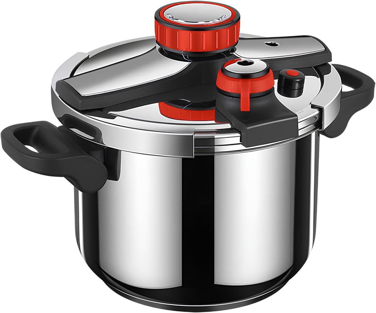 Snelkookpan Hogedrukpan Snel Koken 9 Beveiligingssystemen 10 Liter Zilver