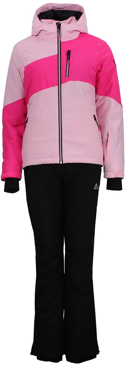 Dames skijack en broek set Peak Mountain Anice Zwart