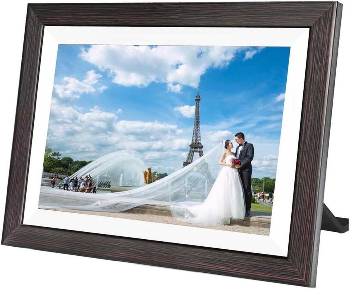 Digitaal Fotolijstje - Fotolijst - Herinneringen Delen - Wifi Foto Ontvangst - 10 Inch - Zwart