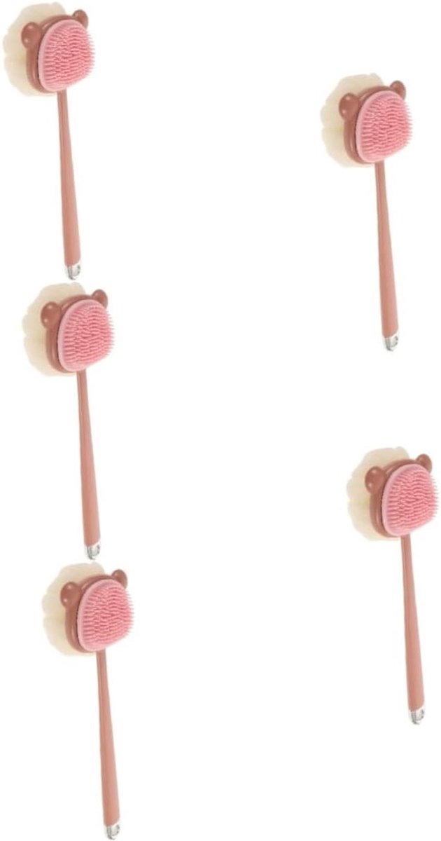 Badborstel Set - Rugscrubber - Lichaam Reinigen - Dubbelzijdig Ontwerp - 3 Stuks - Multi