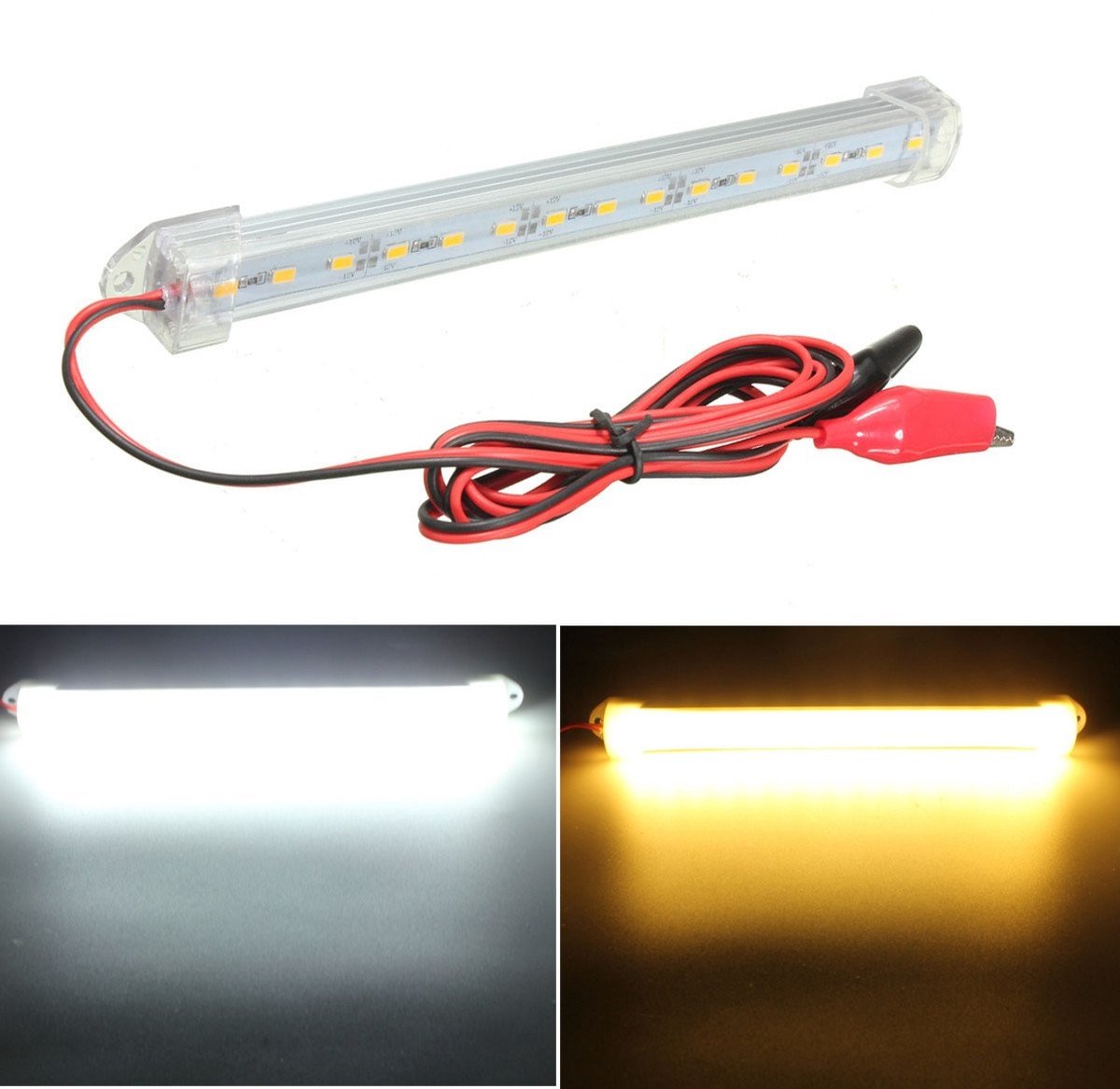 Dailygoods - 12V LED Strip Licht - 5630 - Waterdicht en energiezuinig - Koel Wit - Eenvoudige installatie - Geschikt voor binnen en buiten