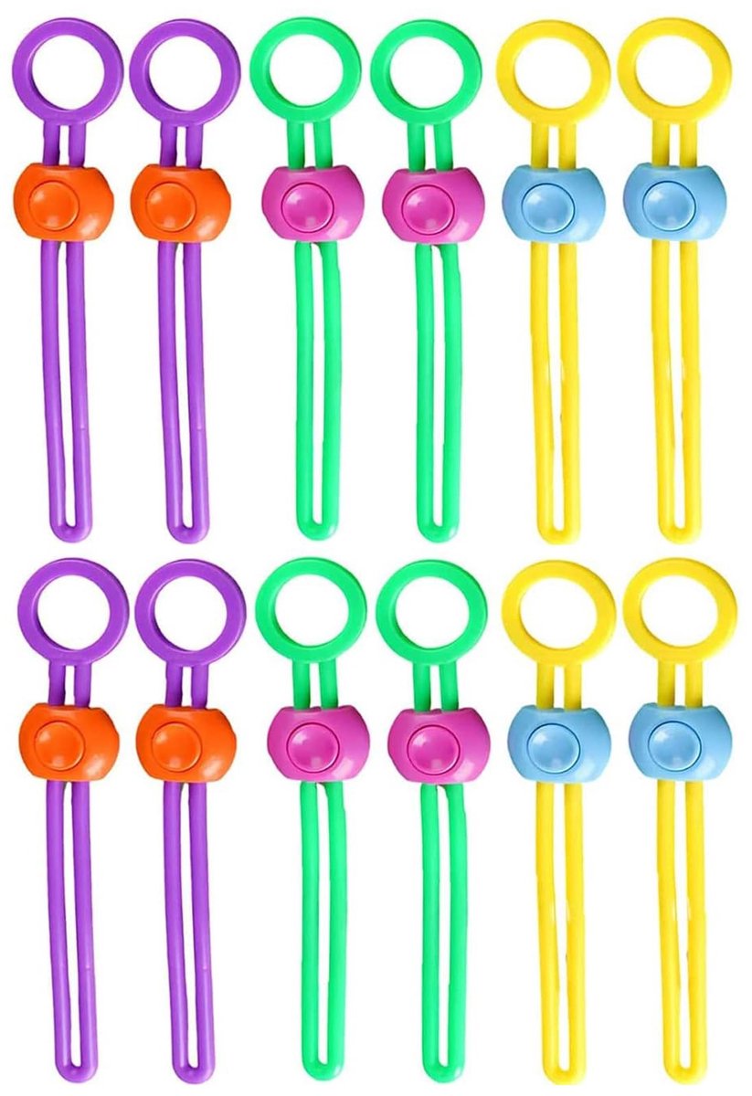 Dailygoods - 12 Stuks Herbruikbare Voedselclips voor het Afdichten van Zakjes