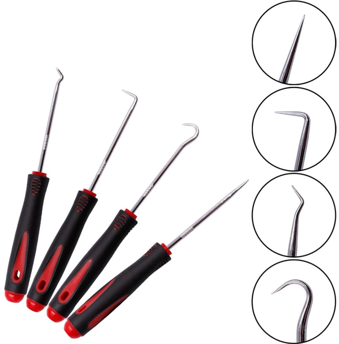 Dailygoods - Dailygoody - Olie Seal Schroevendraaier Set - Professionele Auto Reparatie Tools - 4-delig - Schroevendraaiers - Precisie - Robuust - Voor auto en mot...