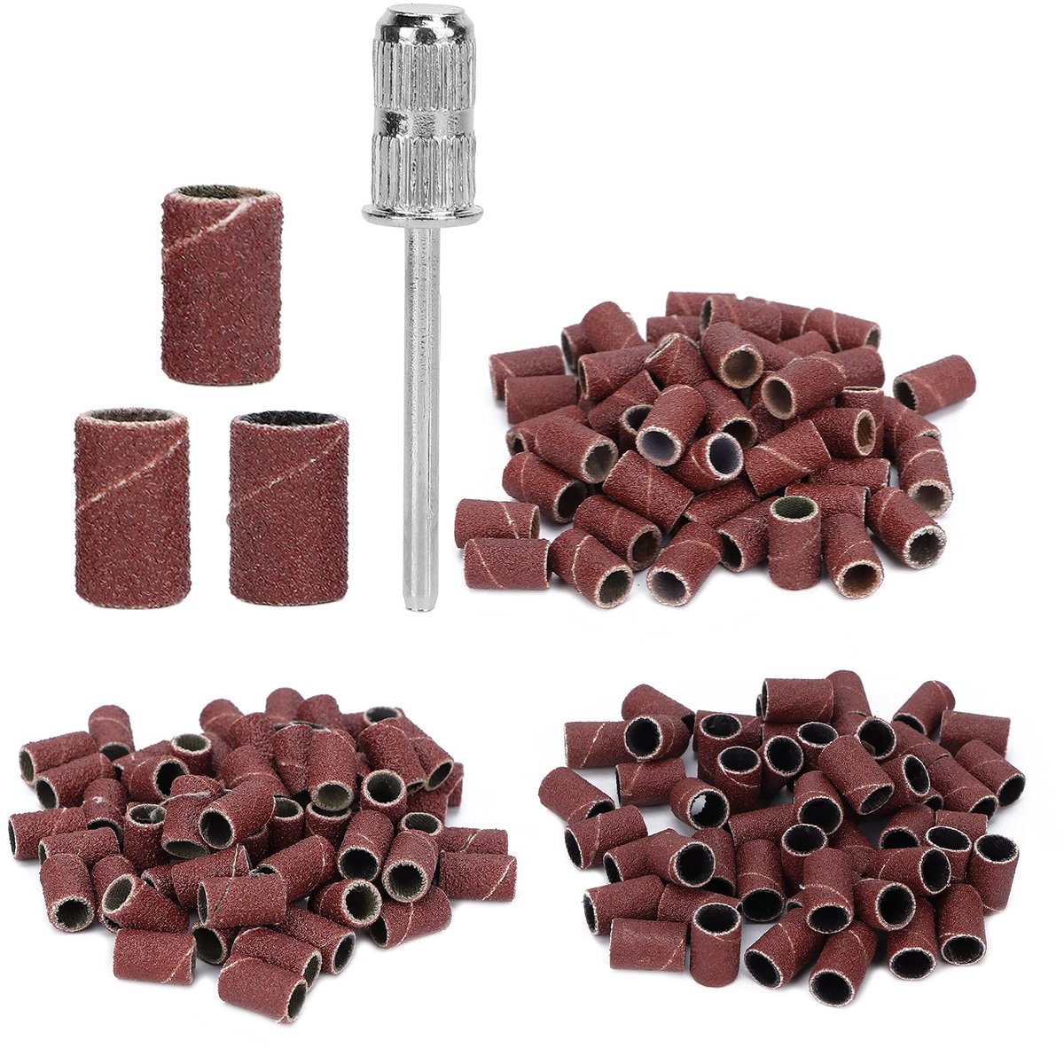 Dailygoods - Set van 210 Schuurbanden voor Nagelboor - Manicure Accessoires
