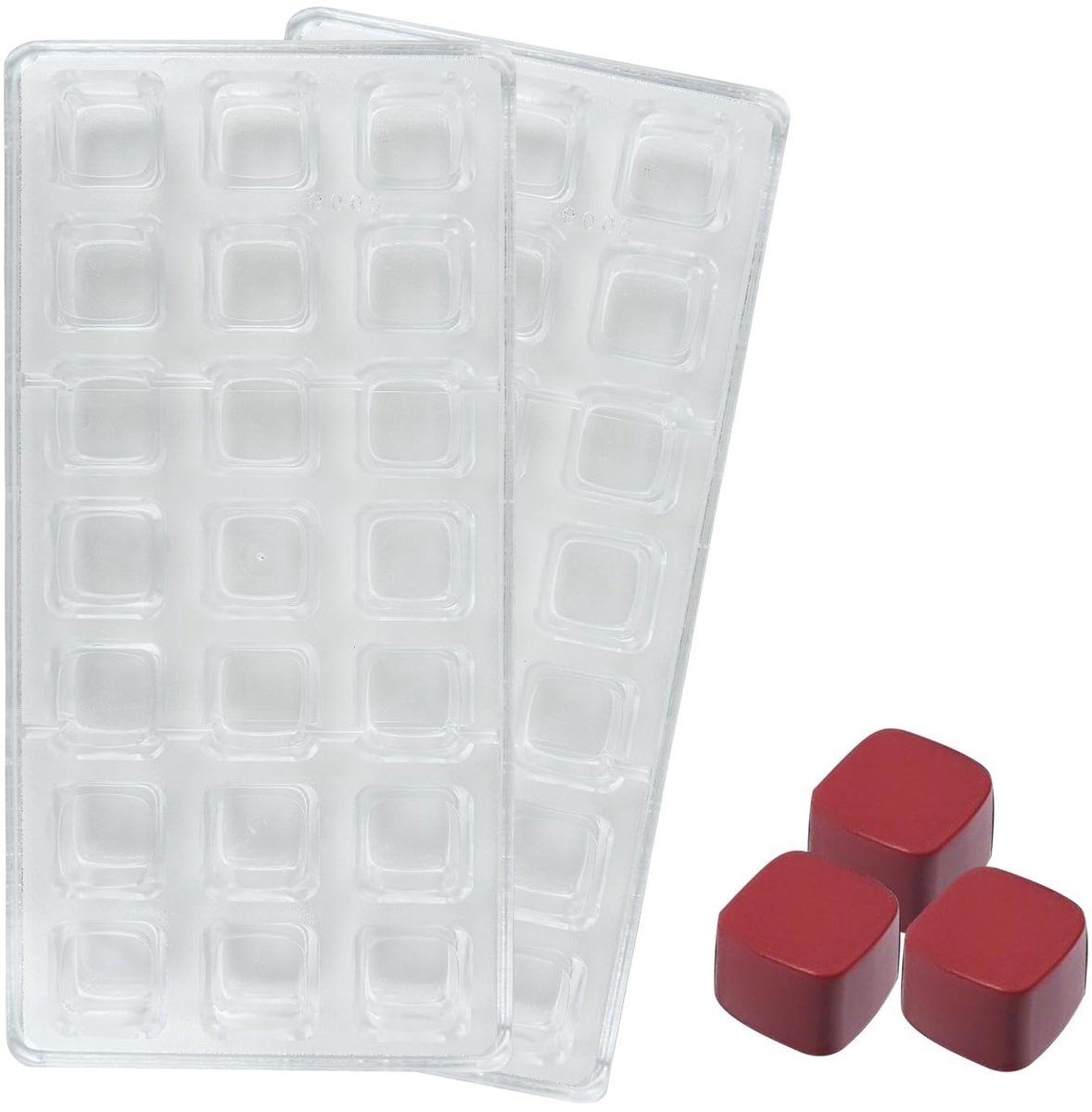 Dailygoods - Chocoladevorm met 21 Gaten van Polycarbonaat