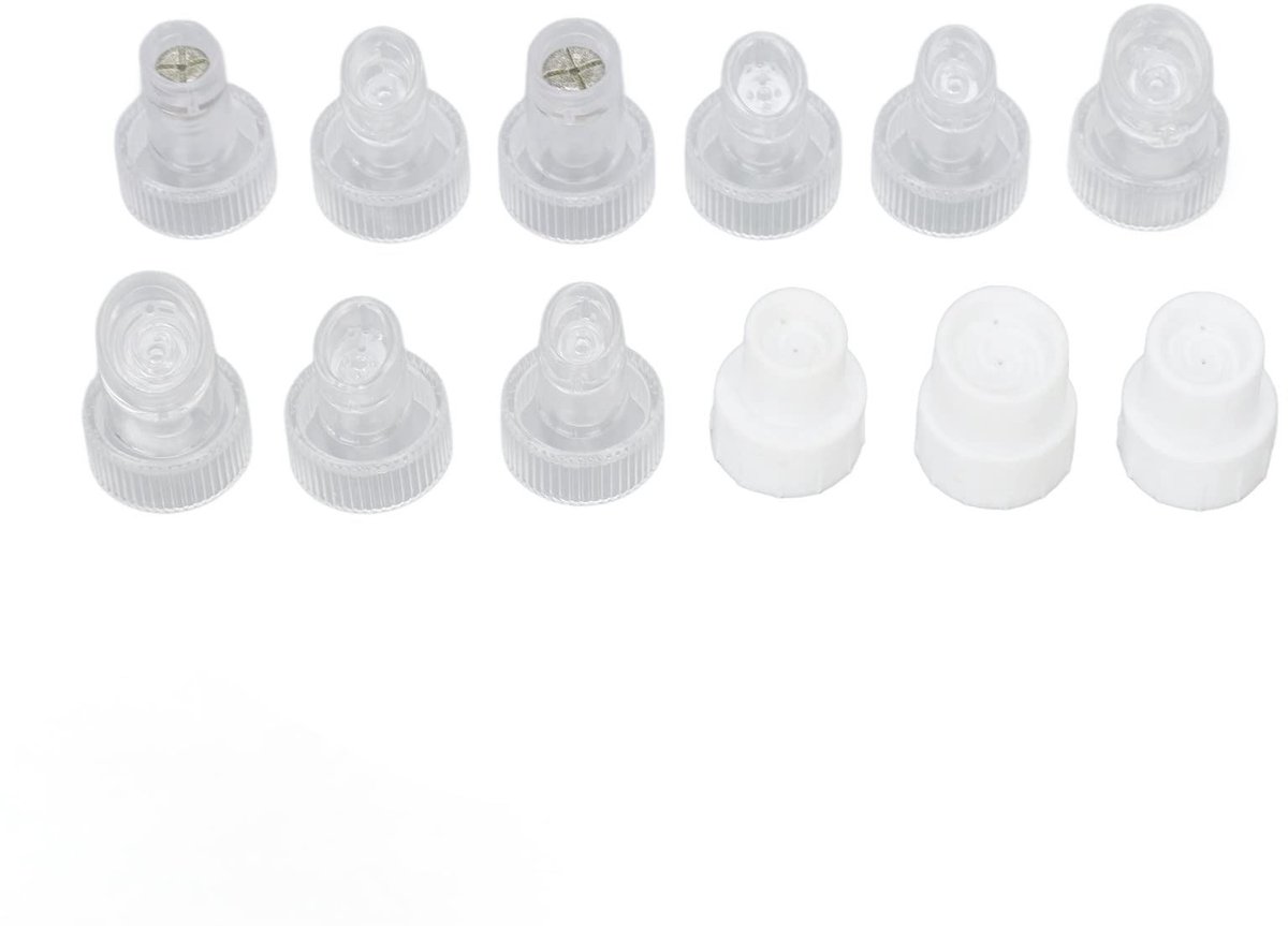 Dailygoods - Set van 12 Hydra Dermabrasie Tips voor Huidverzorging