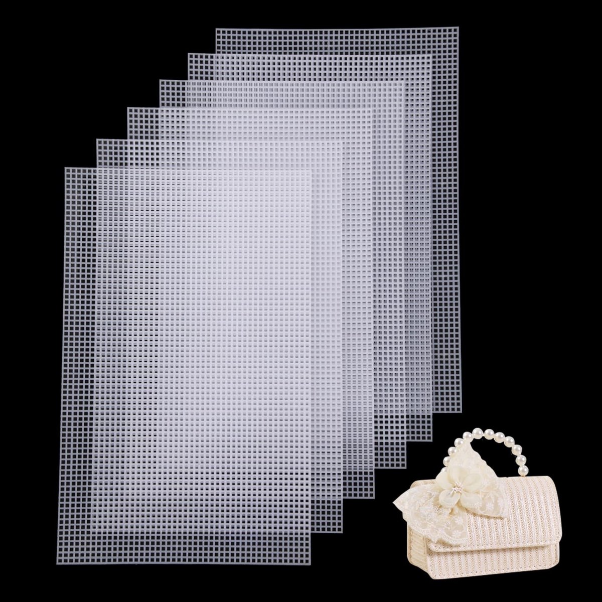 Dailygoods - Witte Kunststof Canvasvellen voor Creatieve Projecten