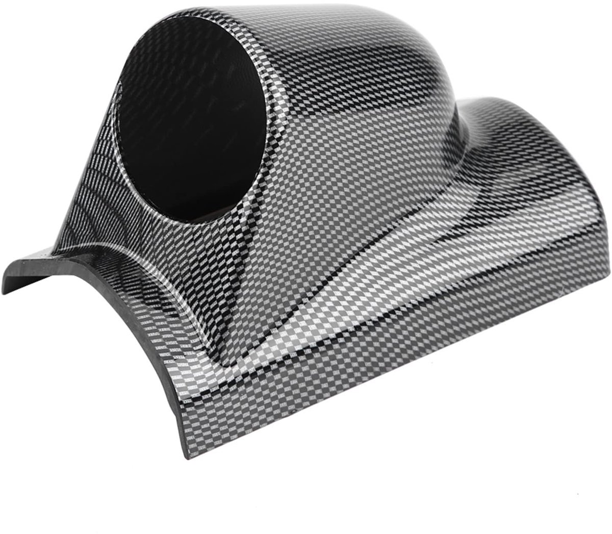 Dailygoods - Dailygoody - Carbon Fiber Racing Gauge Pod - Universele Meter Houder - Voor Auto's - Ondersteunt Diverse Metingen - Auto Accessoires - Geschikt v