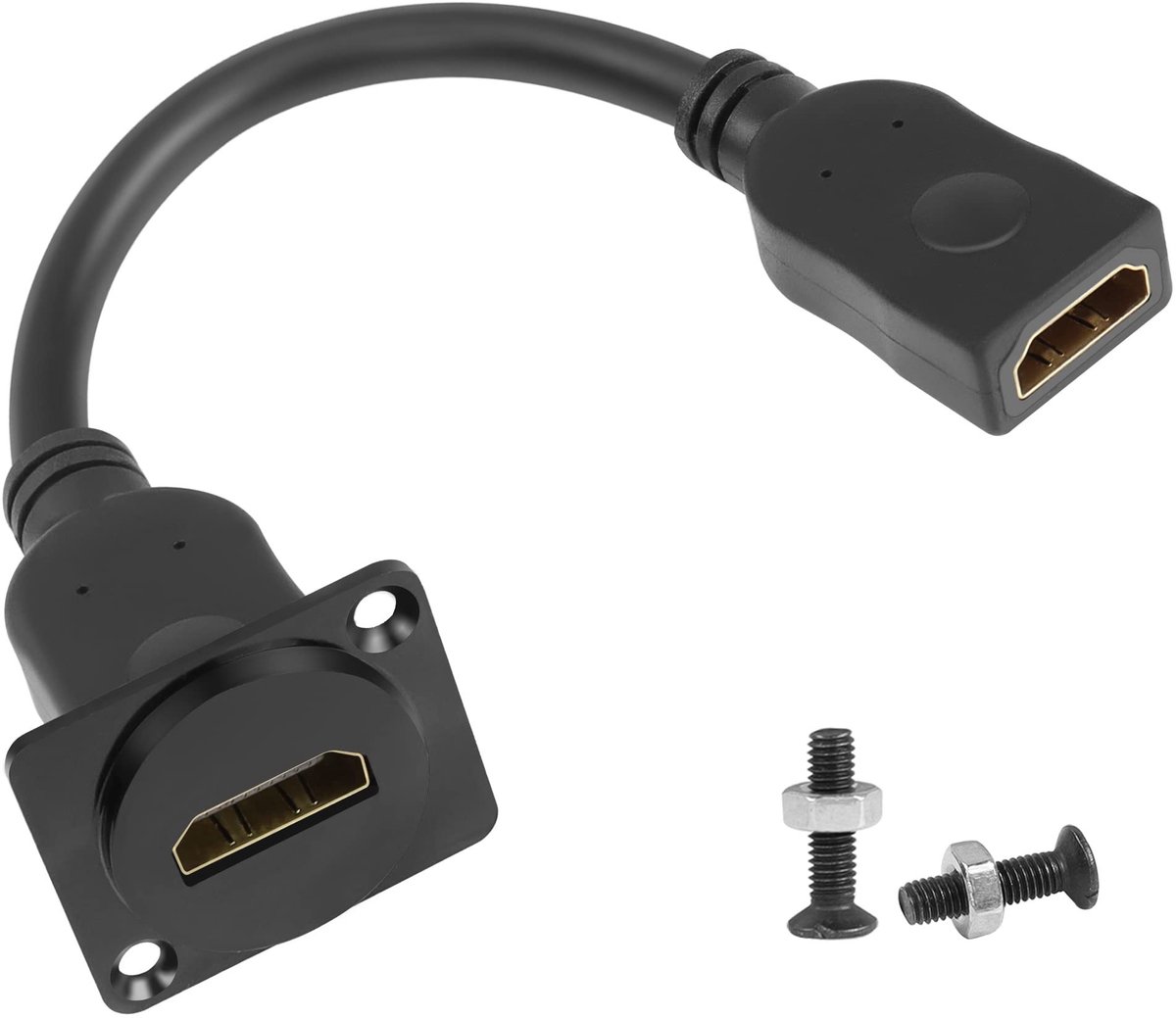 Dailygoods - HDMI-adapter 4K @60Hz voor Paneelmontage