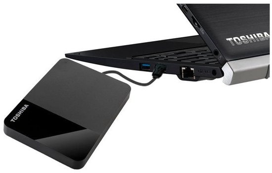 External Hard Drive Toshiba CANVIO READY Black 2 TB USB 3.2 Gen 1 van Merkloos — afbeelding 4