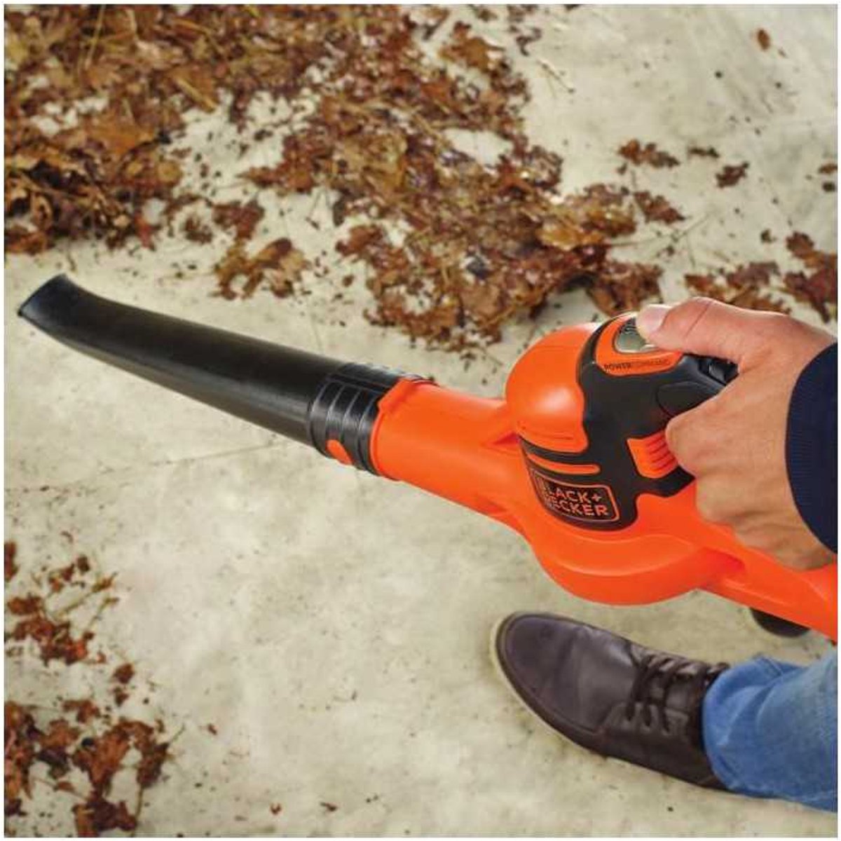 BLACK+DECKER 18V Bladblazer Accu POWERCOMMAND 2.0Ah met accu en lader POWERBOOST, 209 km/u - GWC1820PC-QW – foto 8