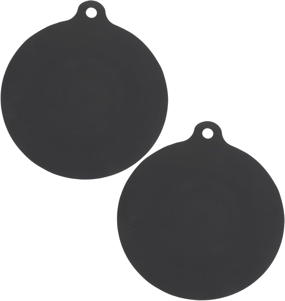 Kookplaatbeschermers - Beschermmatten - Keukenbescherming - Hittebestendig - 2 stuks - Zwart