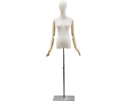 ZRY Mannequin dames paspop verstelbare lichaamspop kledingrails etalagepop paspop paspop paspop paspop model Fittizio, 6 stijlen (kleur: zilver, maat: B)