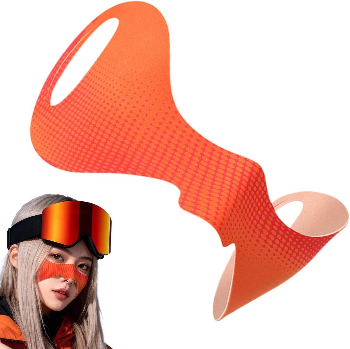 Gezichtsmasker Buiten - Warmte Bescherming - Winter Sport - Winddicht Ademend - 31.5 cm - Zwart