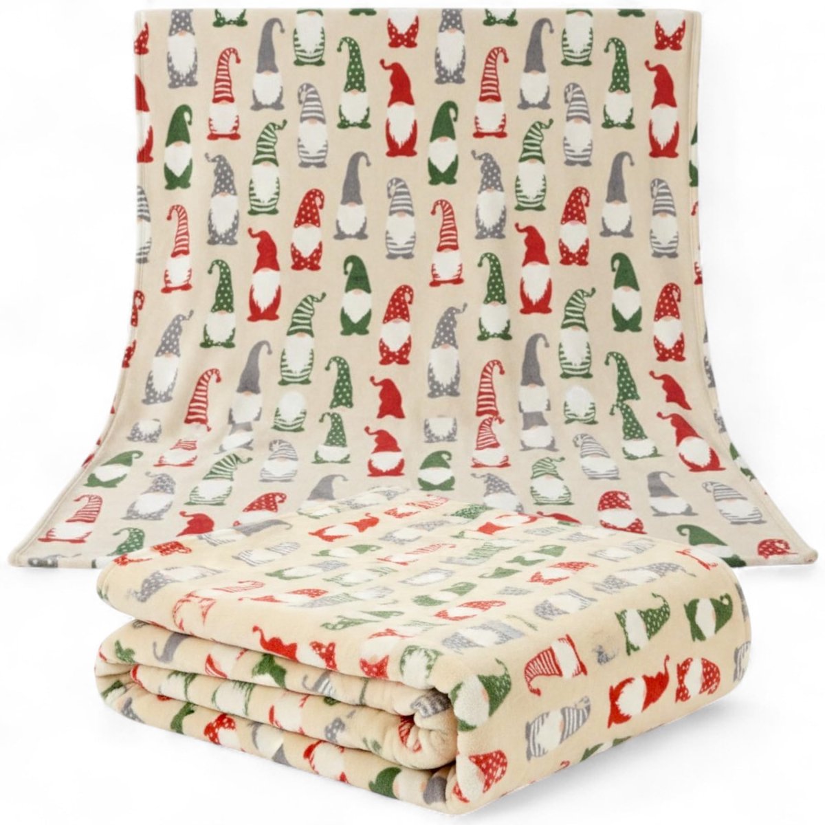 Dailygoods - Knuffeldeken met Kaboutermotief 130 x 170 cm